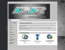 Tablet Screenshot of danger-racing.com